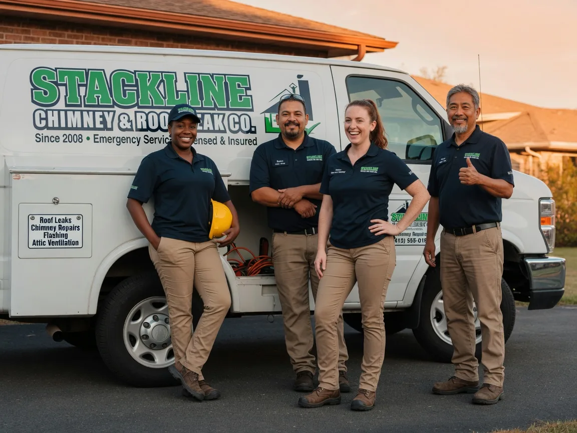 Chimney flashing repair company in Mansfield, SD
